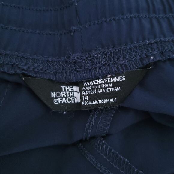 North Face Capri Pants Size 14 Gray Hiking Outdoors, Lightweight, Elastic Waist - Picture 5 of 6